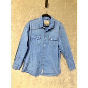 Rafter C‎ Cowboy Collection Western Shirt XL Menswear Blue Premium Quality